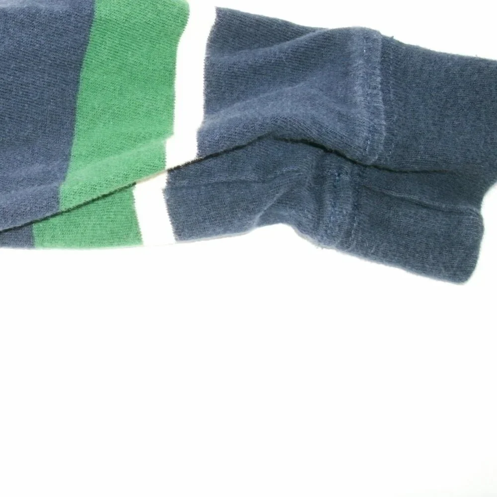 Wrangler Boys Shirt Polo Navy Green Stripe Long Sleeve 18 Months